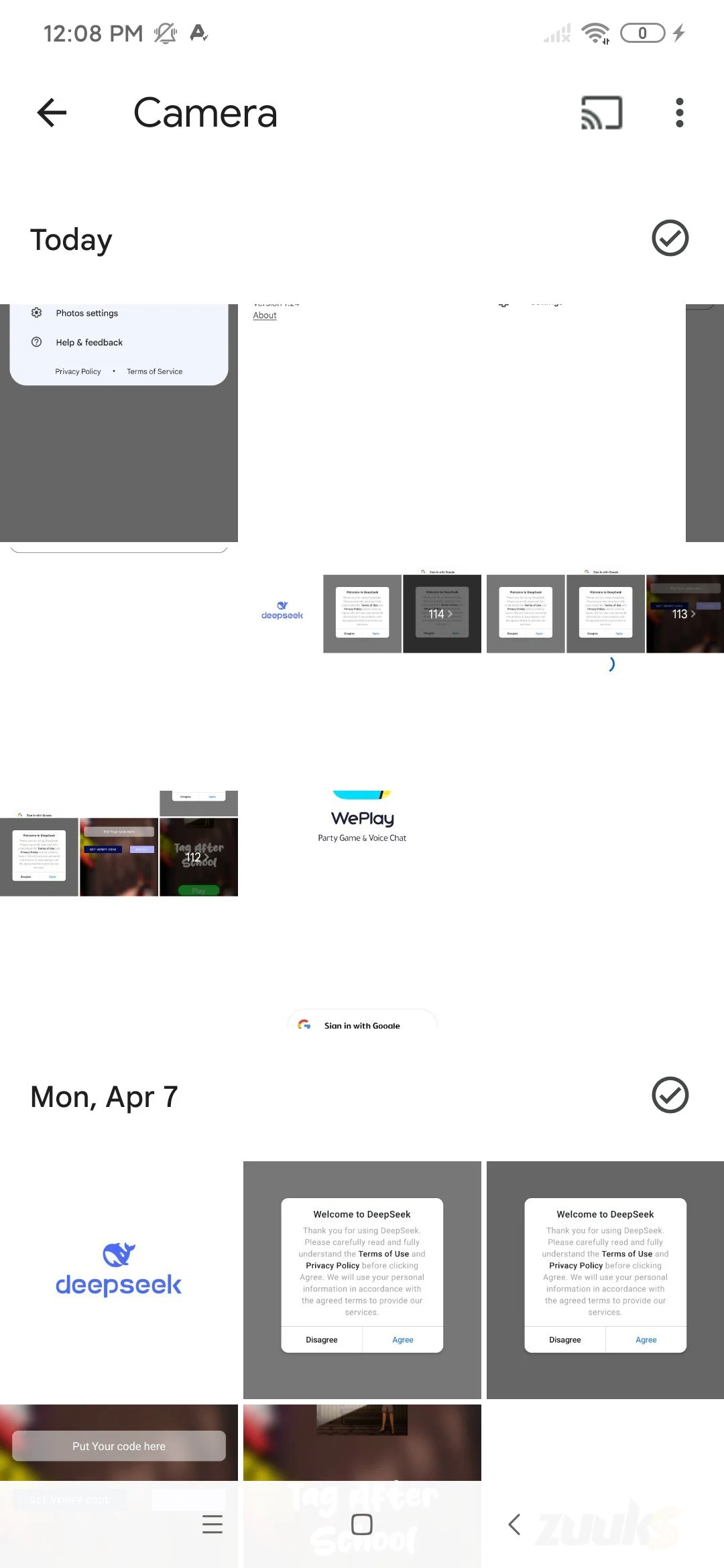 Google Photos screenshot